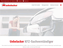 Tablet Screenshot of fahrzeugschaden.com